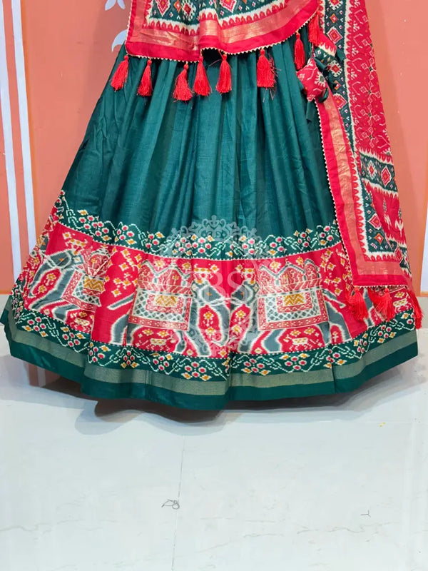 PICHWAI PRINT GUJRATI LEHENGA CHOLI