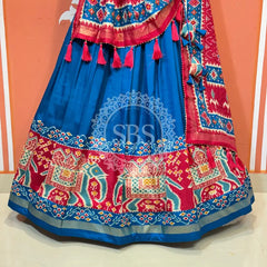 PICHWAI PRINT GUJRATI LEHENGA CHOLI