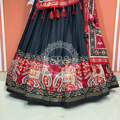 PICHWAI PRINT GUJRATI LEHENGA CHOLI