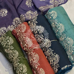 PITTAN WORK UPADA SILK SAREE