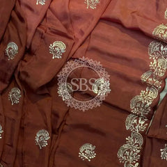 PITTAN WORK UPADA SILK SAREE