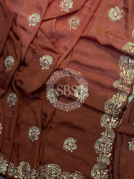 PITTAN WORK UPADA SILK SAREE