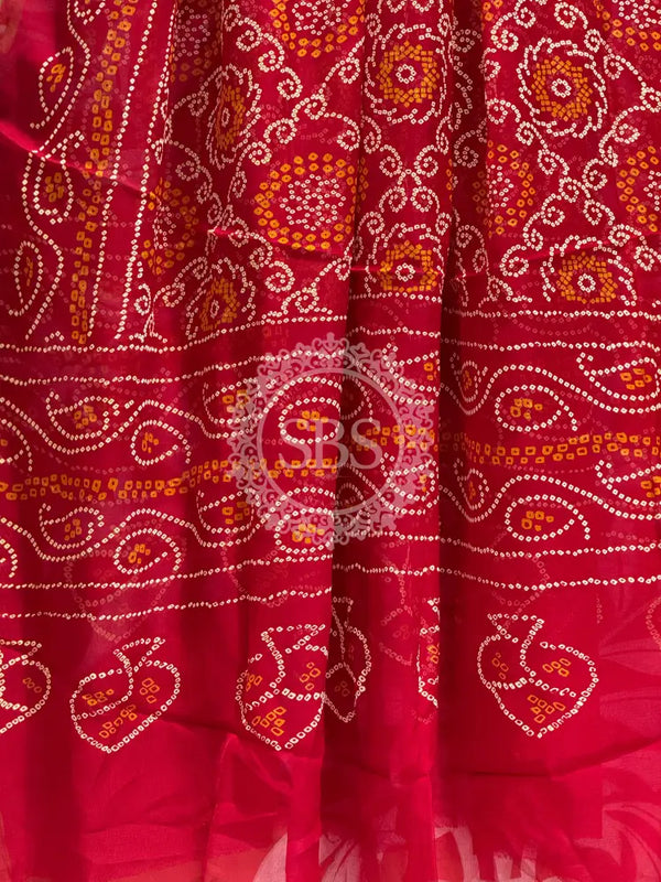 PURE CHIFFON BHANDEJ DUPATTA