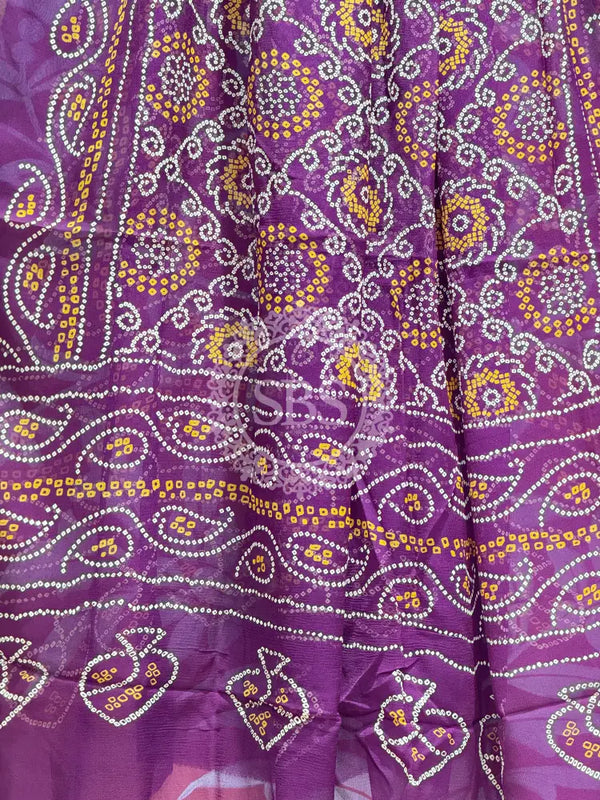 PURE CHIFFON BHANDEJ DUPATTA