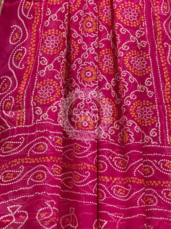 PURE CHIFFON BHANDEJ DUPATTA