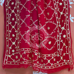 PURE CHIFFON KACHI PATTI SAREE