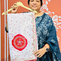 PURE CHINON GOTA PATTI SAREE