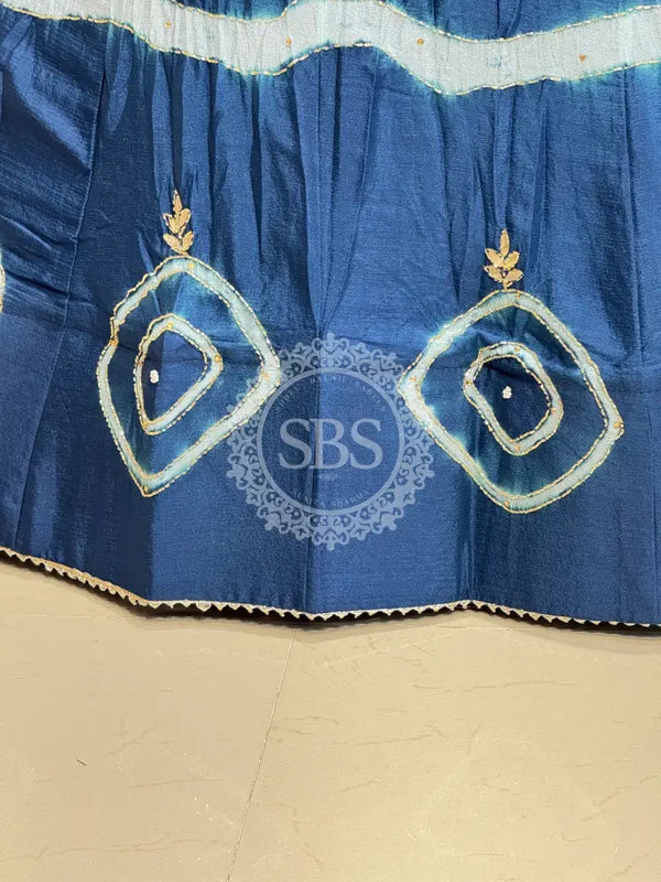 PURE CHINON HANDWORK GOTA PATTI LEHENGA