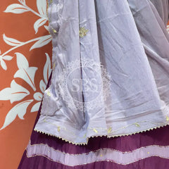 PURE CHINON HANDWORK GOTA PATTI LEHENGA