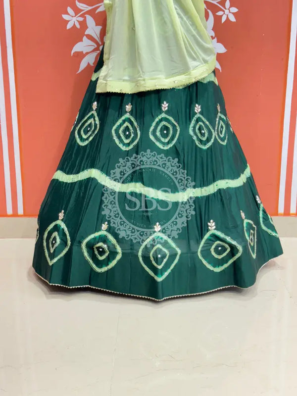 PURE CHINON HANDWORK GOTA PATTI LEHENGA