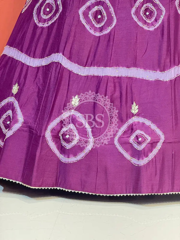 PURE CHINON HANDWORK GOTA PATTI LEHENGA