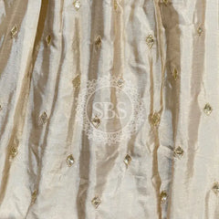 PURE CHINON LEHENGA WITH BHANDEJ DUPATTA AND STITCHED BLOUSE Wine / Free Size