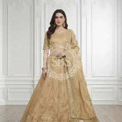Pure Cosmos silk Handwork Lehenga