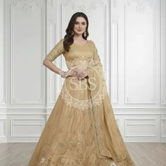 Pure Cosmos silk Handwork Lehenga