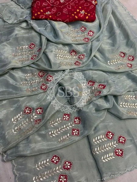 PURE COSMOS SILK SAREE
