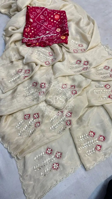 PURE COSMOS SILK SAREE