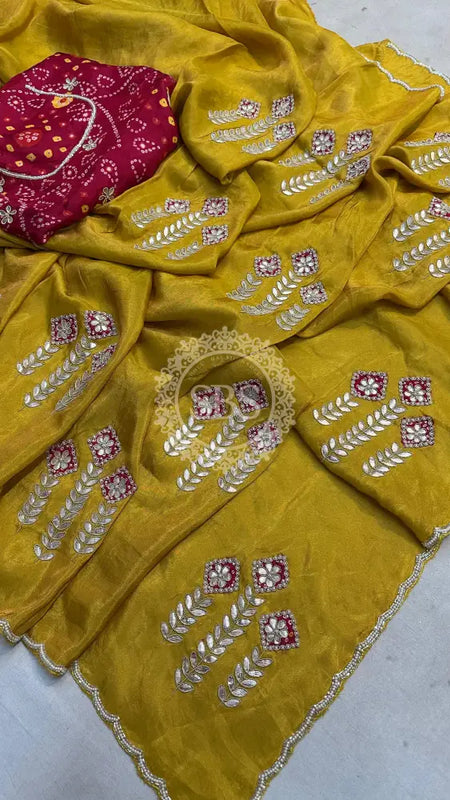 PURE COSMOS SILK SAREE