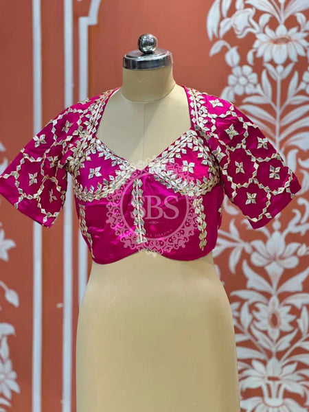 PURE DIAMOND CHIFFON SAREE WITH AANGI BLOUSE