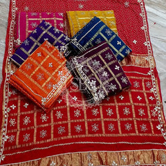 PURE GAZI SATIN SILK SAREE