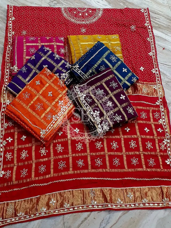 PURE GAZI SATIN SILK SAREE