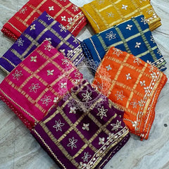 PURE GAZI SATIN SILK SAREE