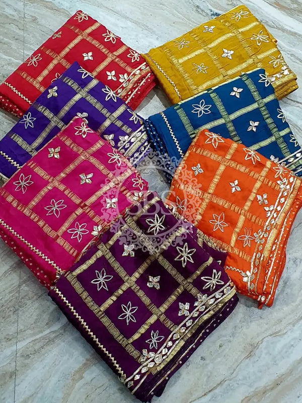 PURE GAZI SATIN SILK SAREE