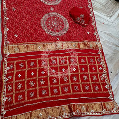 PURE GAZI SATIN SILK SAREE