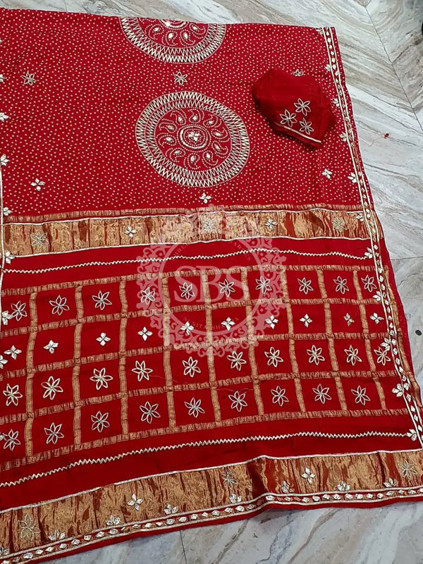 PURE GAZI SATIN SILK SAREE