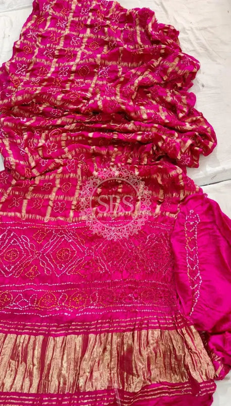 PURE GAZI SATIN SILK SAREE