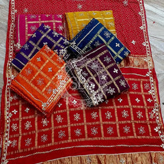 PURE GAZI SATIN SILK SAREE