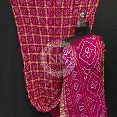 PURE GAZI SATIN SILK SAREE Pink / Free Size