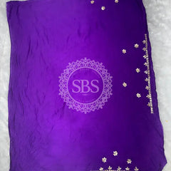 PURE GAZI SILK BHANDEJ LEHENGA