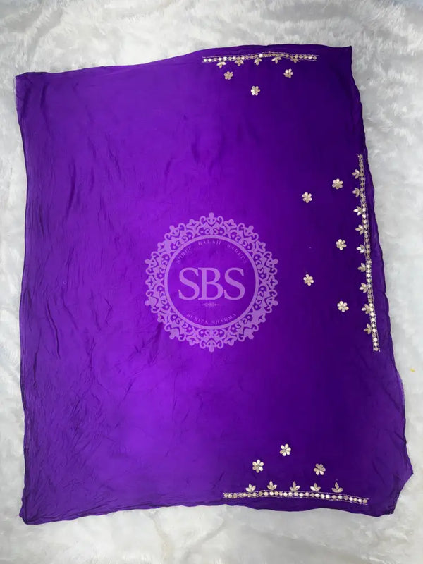 PURE GAZI SILK BHANDEJ LEHENGA