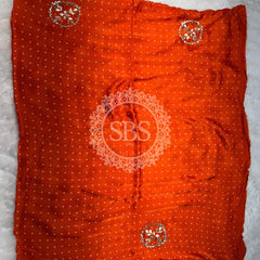 PURE GAZI SILK GOTA PATTI LEHENGA