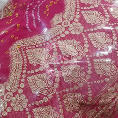 PURE GEORGETTE BHANDEJ SAREE