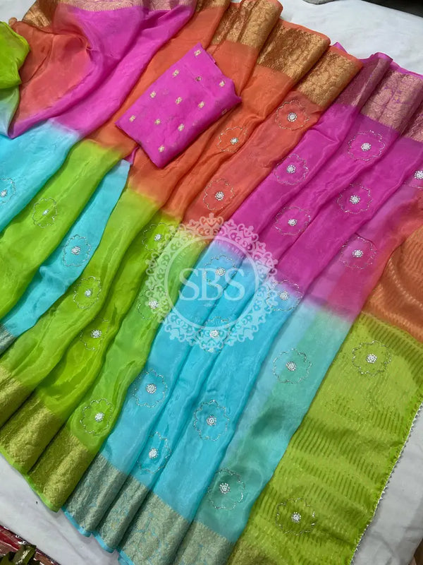 PURE HO SILK BOOTA SAREE