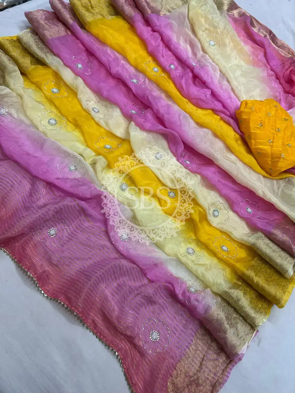 PURE HO SILK BOOTA SAREE