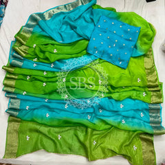 PURE HO SILK BOOTA SAREE