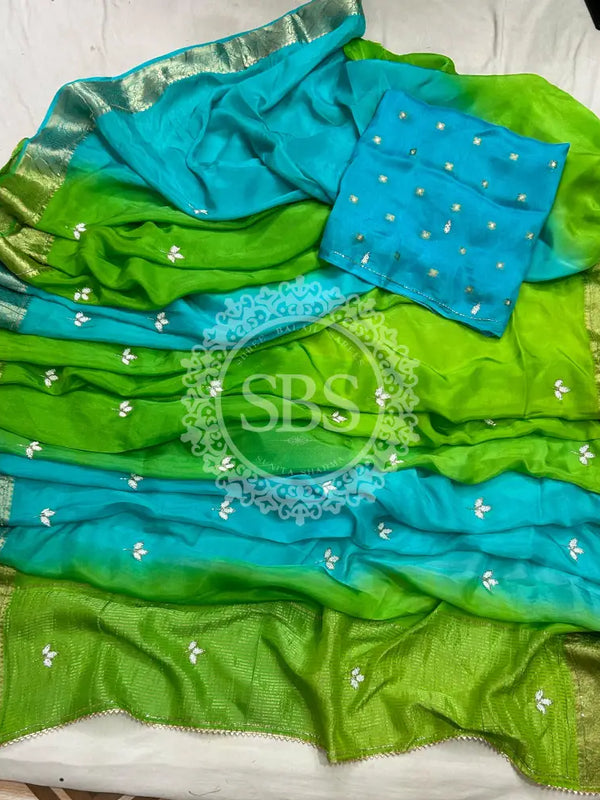 PURE HO SILK BOOTA SAREE