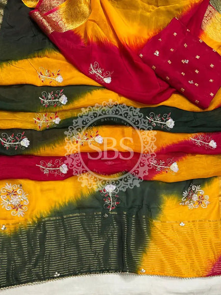 PURE HO SILK BOOTA SAREE