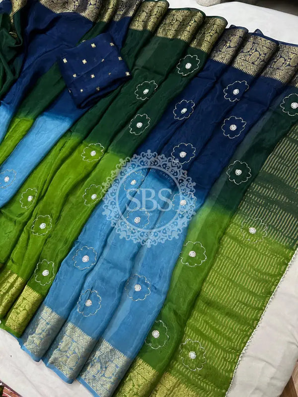 PURE HO SILK BOOTA SAREE