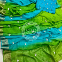 PURE HO SILK BOOTA SAREE