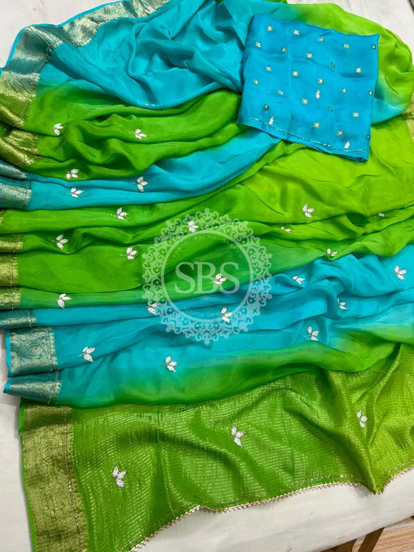 PURE HO SILK BOOTA SAREE
