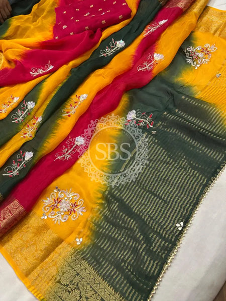 PURE HO SILK BOOTA SAREE