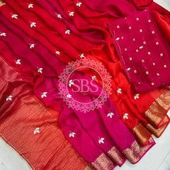 PURE HO SILK BOOTA SAREE