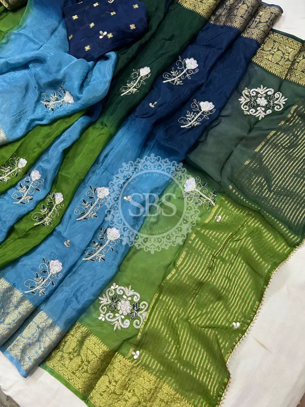 PURE HO SILK BOOTA SAREE