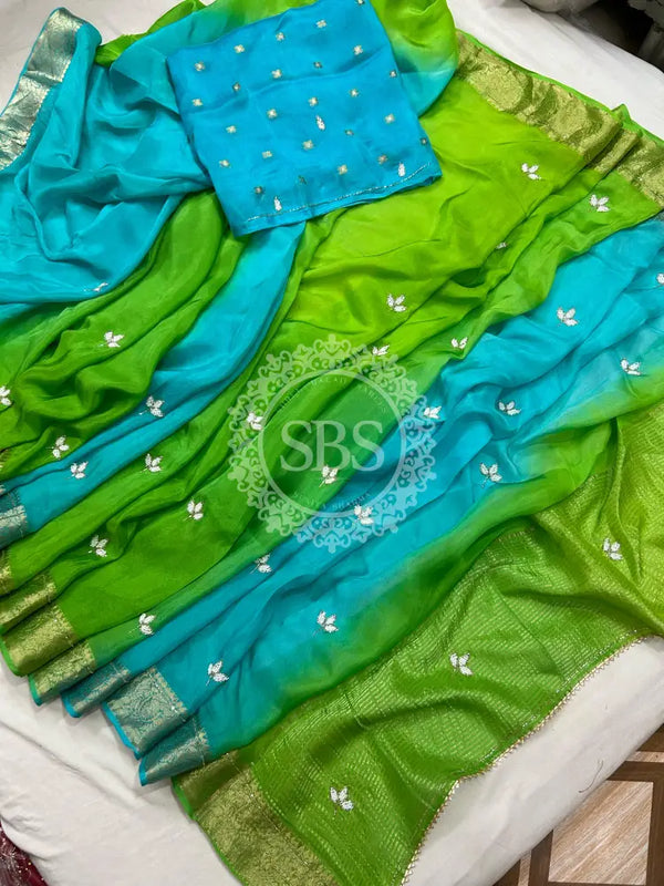 PURE HO SILK BOOTA SAREE