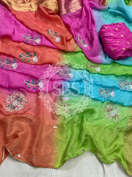 PURE HO SILK ZARI SAREE
