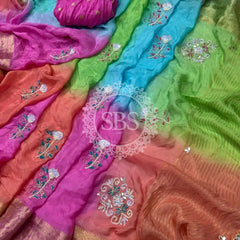 PURE HO SILK ZARI SAREE