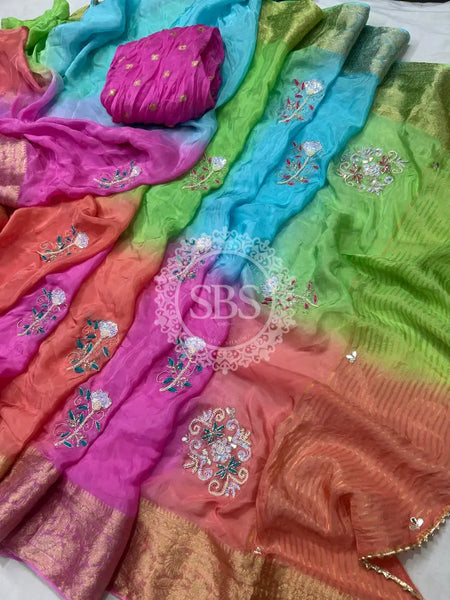 PURE HO SILK ZARI SAREE